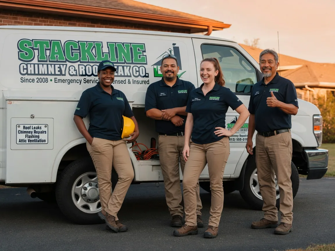 Chimney flashing repair company in Falcon, NC